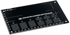 Mini 4wd Parts: Tamiya Mini 4wd 95507 HG Aluminum Setting Board (Black)