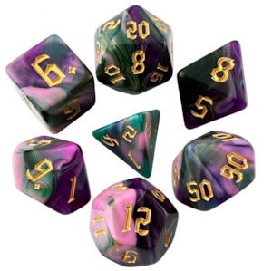 Dice: Wizards Elixir - 7pc Polyhedral Dice Set