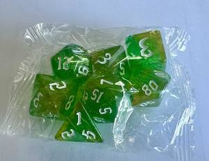 Dice: Lemon Lime - 7pc Polyheral Dice Set