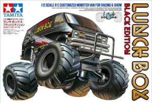 Rc Car Kits: Tamiya RC 58546 1/12 Lunch Box (Black Edition)