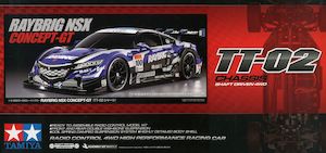Rc Featured: Tamiya RC 58599 Raybrig NSX Concept-GT (TT-02)