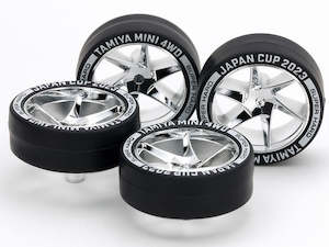 Mini 4wd Wheels Tires: Tamiya Mini 4wd 95162 Super Hard Low-Profile Tire & Wheel Set (Spiral) J-CUP 2023