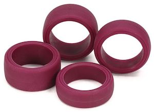 Mini 4wd Wheels Tires: Tamiya Mini 4wd 95542 Low Friction Large Dia. Slick Tires (Maroon, 4pcs.)
