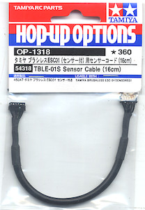 Rc Accessories: Tamiya RC 54318 OP.1318 TBLE-01S Sensor Cable (16cm)