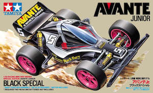 Tamiya Mini 4wd: Tamiya Mini 4wd 95501 Avante Jr Black Special (Type 2 Chassis)