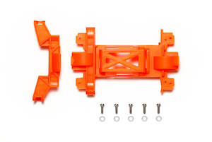 Tamiya Mini 4WD 95681 Pro Reinforced Gear Cover (Fluro Orange)