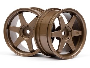 HPI Racing 3343 1/10 Wheel TE37 26mm Bronze (3mm offset)