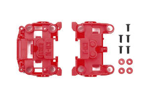 Tamiya Mini 4wd 95696 Bumperless N-03/T-03 Units (Red)