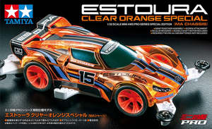 Tamiya Mini 4wd 95691 Estoura Clear Orange Special Edition (MA Chassis)