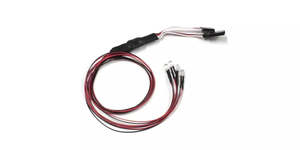 Kyosho 97054-4C LED Light Unit (Φ5/4 Bulbs/L=400/Clear)