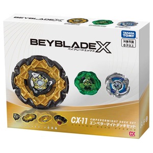 Products: Takara Tomy Beyblade X CX-11 Emperor Might Deck Set