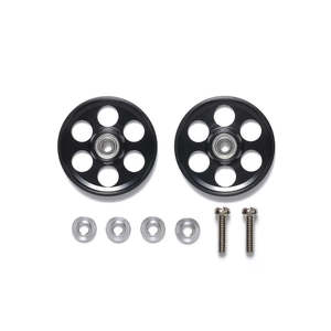 Tamiya Mini 4wd 92468 HG LW 19mm Alu Ball-Race Rollers Black