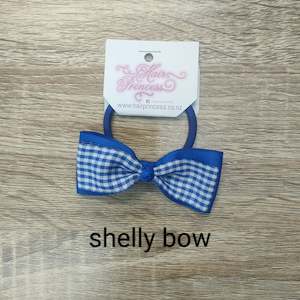 Hampstead School: Gingham royal blue Hair Accessories