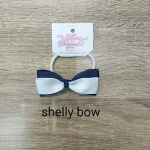 Hampstead School: Navy/White Hair Accessories