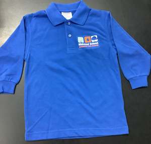 School Uniforms: Wakanui-Long Sleeve Polo