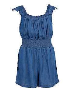 Eve Girl: Eloise Playsuit - Blue