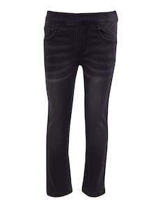 St Goliath: Garage Skinny Leg Jeans - Washed Black
