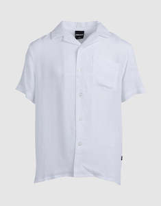 Sunnyville: Acadia Short Sleeve Shirt - White