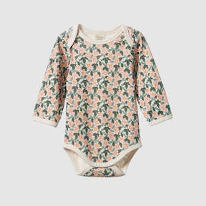 Nature Baby: Cotton Long Sleeve Bodysuits
