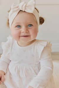 Jamie Kay: Organic Cotton Vivienne Playsuit - Pauline Pink