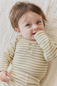 Jamie Kay: Pampas- Organic Cotton Modal Long Sleeve Bodysuit