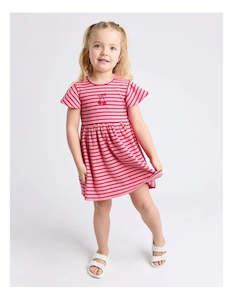 Betty Rib Dress - Pink