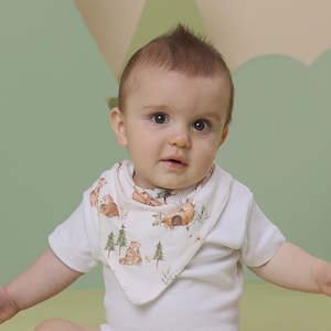 Bibs 1: Bears Organic Dribble Bib