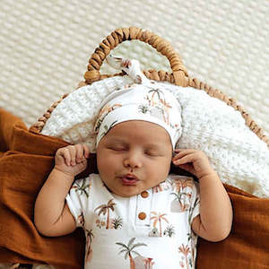 Hats Mittens: Palm Springs Organic Knotted Beanie