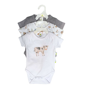 Imababywear 3-Pce Bodysuit