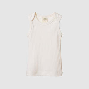 Singlet Pointelle Natural