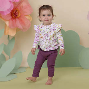 Mulberry Organic Pants with Frill