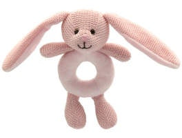 All: Rabbit Baby Rattle 15cm