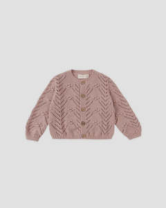 Knit Cardigan - Mauve
