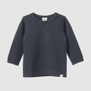 Tops Tees: Waffle Tee Navy