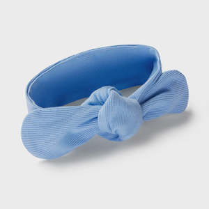 Bluebell Ribbed Organic Topknot