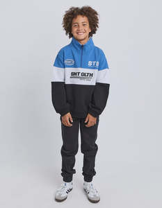 Knitwear Sweatshirts: Fracture 1/4 Zip Multi