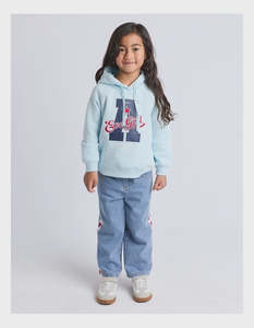 Knitwear Sweatshirts: State League Hoodie - Light Blue