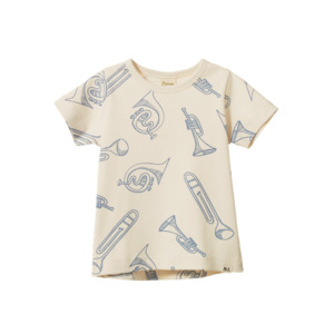 River Tee - Jazz Natural Print