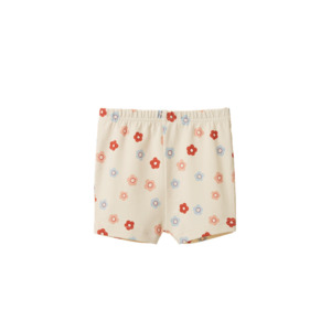 Shelby Shorts-Petite Flora Stamp Print