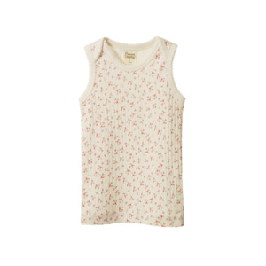 Singlet Pointelle - Dandelion Print