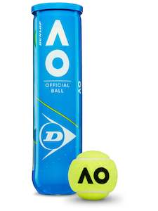 Sports: Tennis Ball, Dunlop Australian Open Extra Duty 2 Pack (8 Balls) | TOUCHANDCATCH NZ