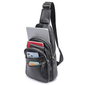 Sports: Genuine Leather Bumbag, Waist Bag, Chest Bag TC808 | TOUCHANDCATCH NZ