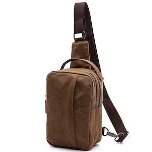 Sports: Washed Canvas Chest Bag, Bum Bag TC049 | TOUCHANDCATCH NZ
