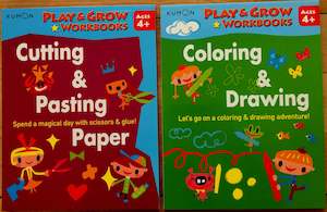 Kids Book: Kids Book, PLAY & GROW WORKBOOKS 2-Book Pack