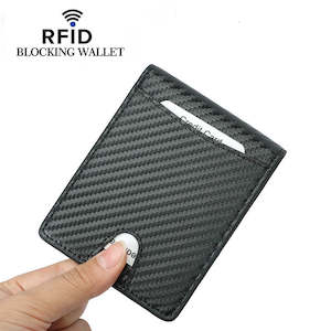Mens Wallets: Men's RFID Carbon Fiber Wallet TC904 | TOUCHANDCATCH NZ