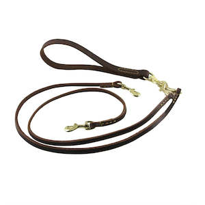 Collars And Leads: Genuine Leather Dog lead, Pet lead 1.2M | TOUCHANDCATCH NZ
