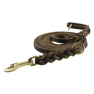 Collars And Leads: Genuine Leather Dog Lead 4.3M | TOUCHANDCATCH NZ