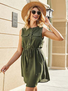 Womens Fashion Clothing: Causey Women's Mini Dress No Sleeve | TOUCHANDCATCH NZ