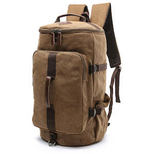 Canvas Travel Backpack, Crossbody Bag, Gym Bag TC6051 | TOUCHANDCATCH NZ