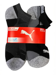PUMA COOLCELL Men's NO SHOW Socks, 8-pair Size 10-13/13-15 TC3473 |TOUCHANDCATCH NZ